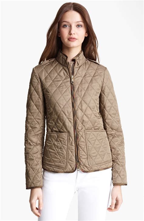 navy burberry quilted jacket|burberry quilted jacket nordstrom.